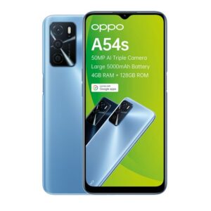 OPPO A54s 128GB Single Sim - Pearl Blue + Vodacom SIM Card Pack - Image 2